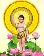 Congratulations card for Buddha's birthday